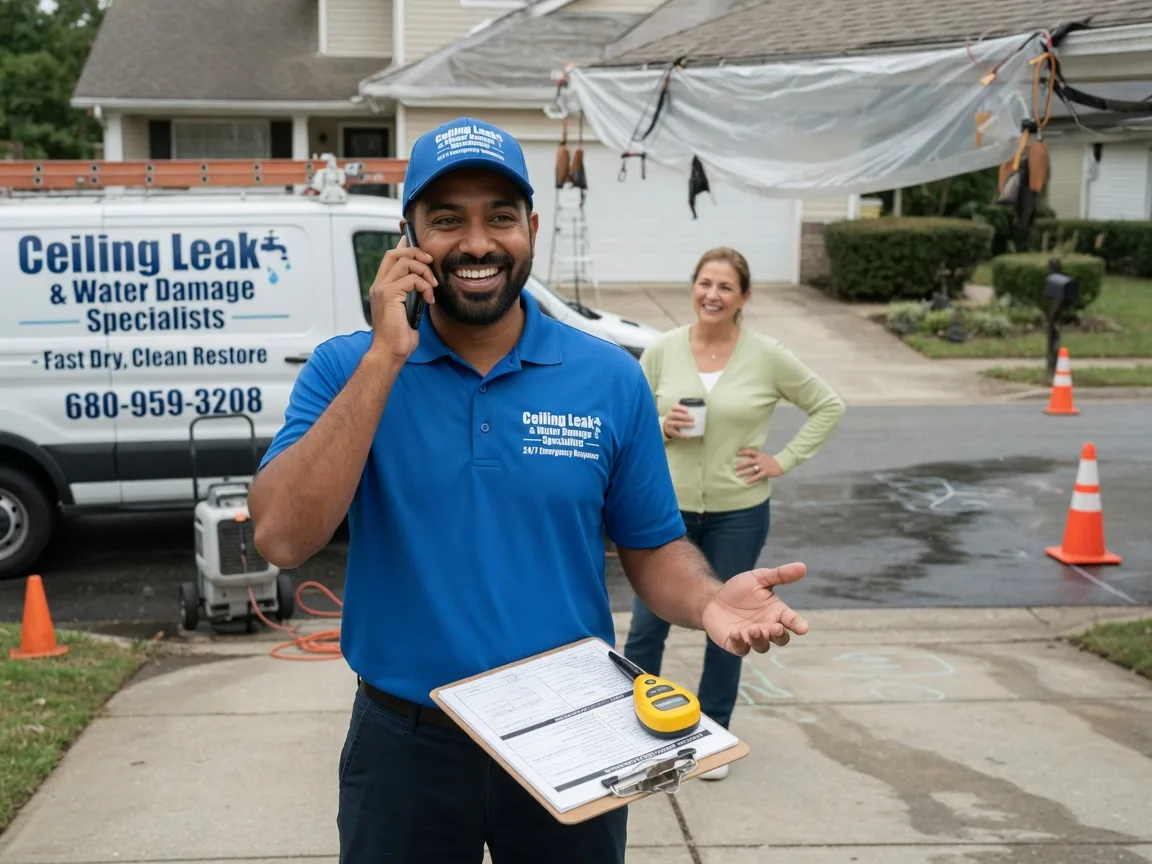 Ceiling Leak Cleanup Elida, NM FAQs